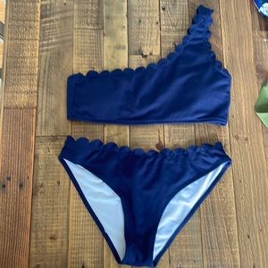 navy blue bikini